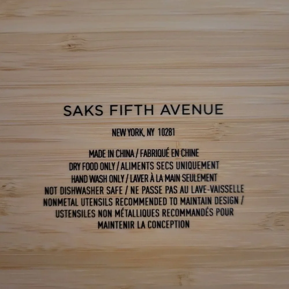 Saks Fifth Avenue new boxes